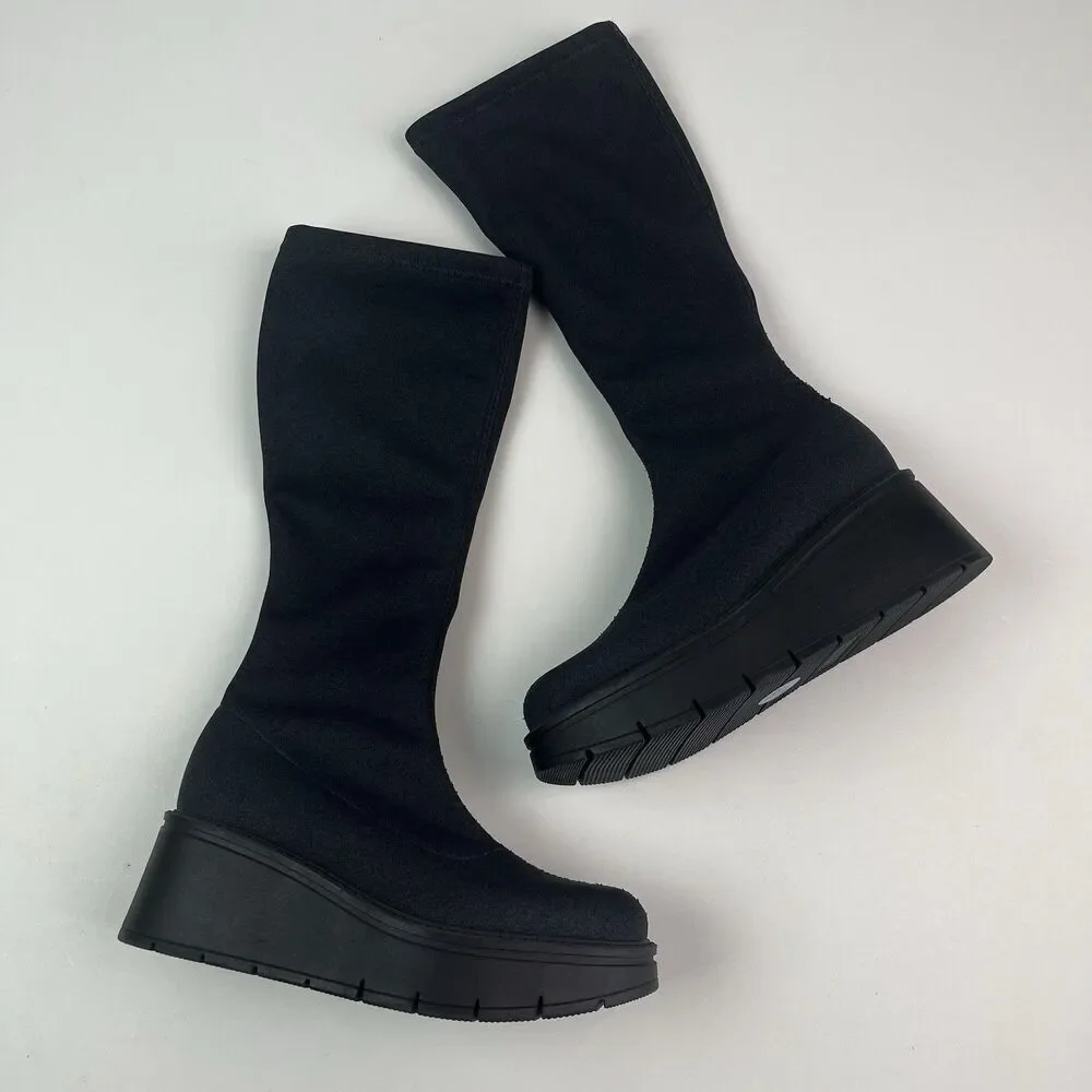 La Canadienne Jerry Festival Platform Tall Boots size 6.5 NEW